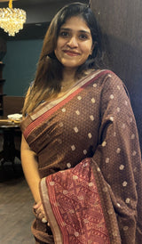 CHANDERI SILK SAREE 1012232