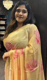 GORGETTE SAREE  1602245