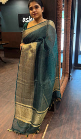 CRUSHED ORGANZA SAREE 0408241