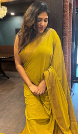 SEMI GEORGETTE SAREE 10092413