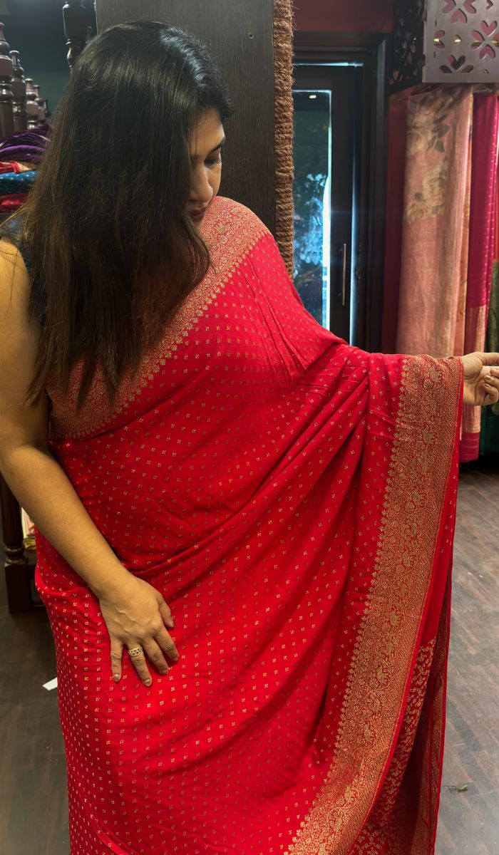 CREPE SILK SAREE 10092451 – Ashima Fashion Store