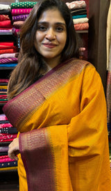 SEMI LINEN SAREE 2010255