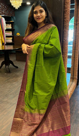 SEMI LINEN SAREE 160724171