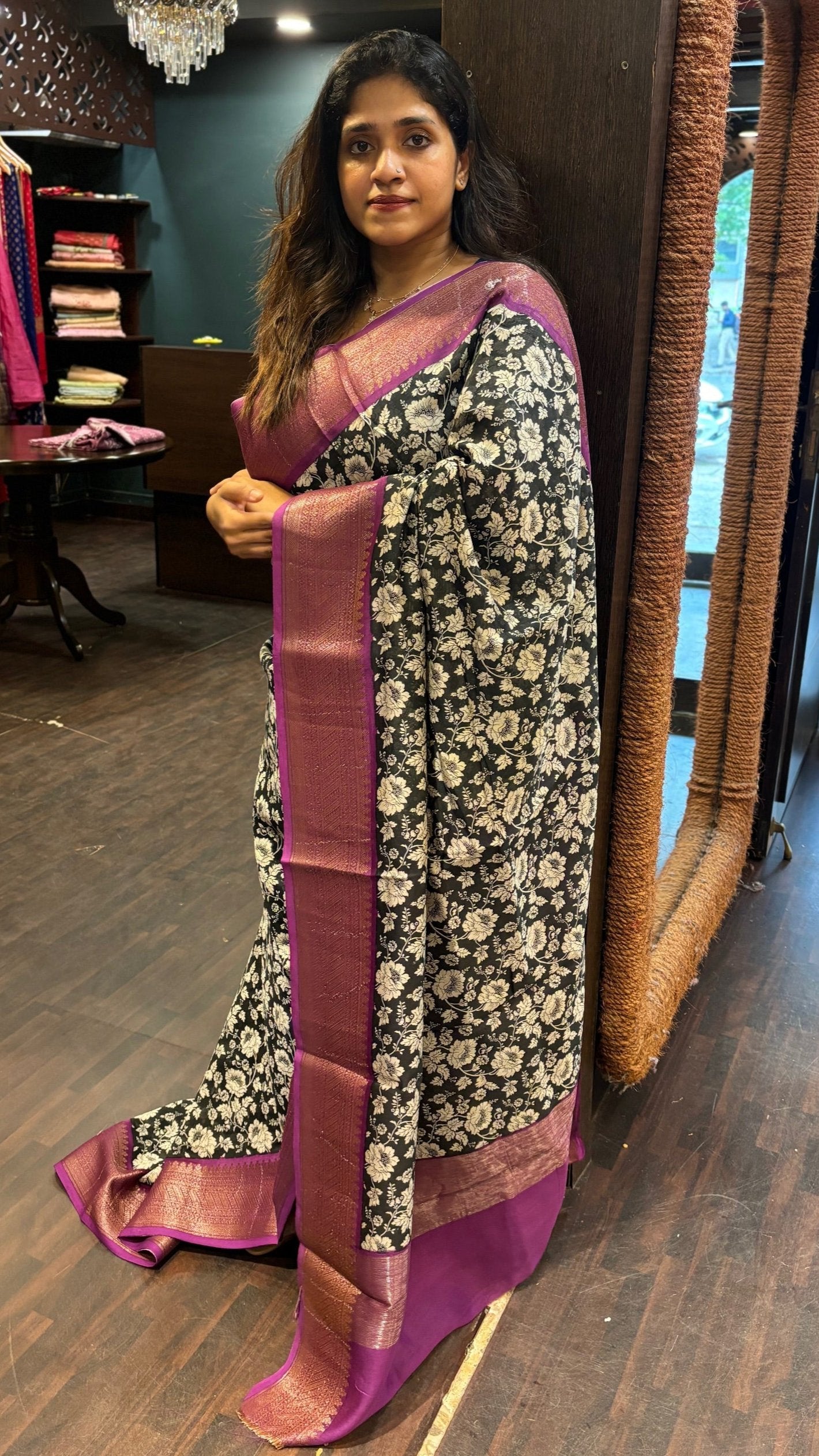 CHANDERI SAREE 18102410 – Ashima Fashion Store