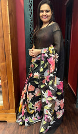 SEMI LINEN SAREE 2709231