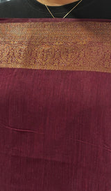 SEMI LINEN SAREE 1610261