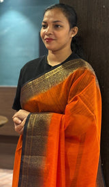SEMI LINEN SAREE 1610262