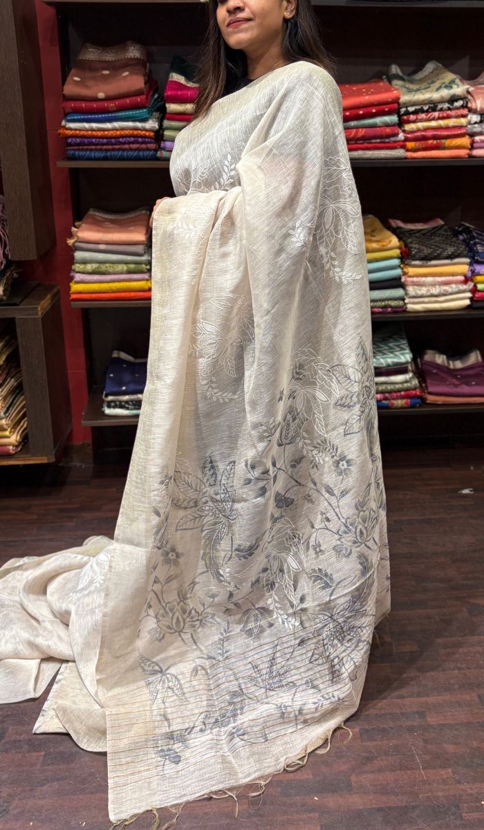 LINEN SAREE 0804255 – Ashima Fashion Store