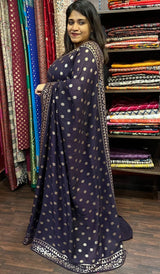 DESIGNER GEORGETTE SILK SAREE 13042341