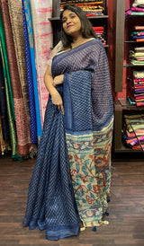 SEMI LINEN SAREE 0306235