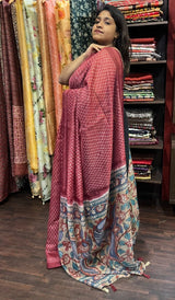 SEMI LINEN SAREE 0306231