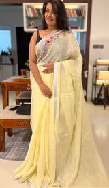 LINEN SILK SAREE 3006232