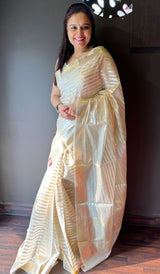 SEMI ORGANZA SILK SAREE 24102320
