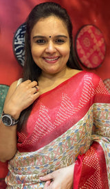 SEMI LINEN SAREE 2710231