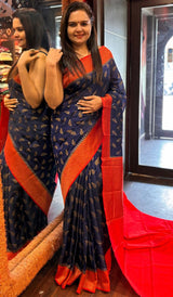 SEMI SILK SAREE 02012423
