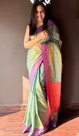 SEMI KANJI SAREE 0901246