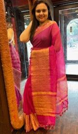 CRUSHED ORGANZA SAREE 15012442