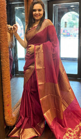 SEMI SILK SAREE 2201243