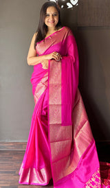 SEMI SILK SAREE 2201242