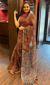 SEMI LINEN SAREE 2901249