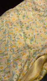 SEMI LINEN SAREE 1602242