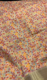 SEMI LINEN SAREE 1602241