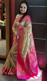 Moonga Tussar saree  17032446