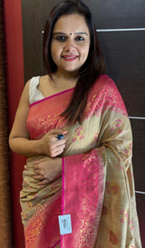 Moonga Tussar saree  17032446