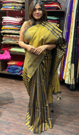 SEMI LINEN SAREE 1104245
