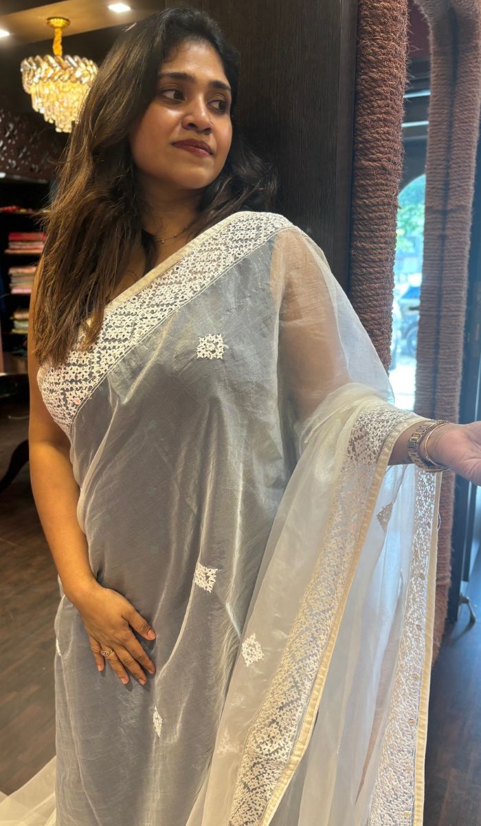 ORGANZA SAREE KSC SA 10052419 – Ashima Fashion Store