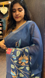 SEMI LINEN SAREE 1710243