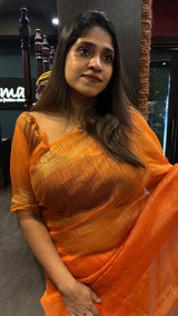 SEMI LINEN SAREE S 10092467