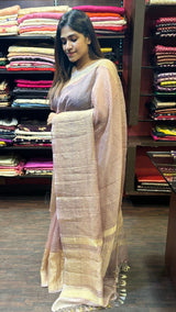 CRUSHED ORGANZA SAREE 0712247
