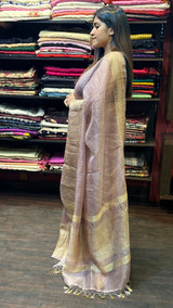 CRUSHED ORGANZA SAREE 0712247