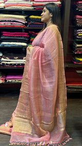 CRUSHED ORGANZA SAREE 07122413