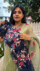 ORGANZA SAREE 25012515