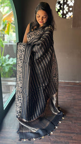 ORGANZA SAREE 250125112
