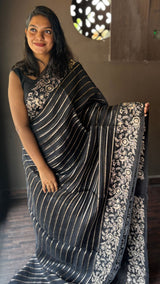 ORGANZA SAREE 250125112