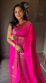 LINEN SILK SAREE 1601258