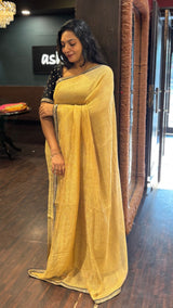 TISSUE ORGANZA SAREE 24012562