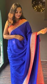CREPE SILK SAREE 20122496