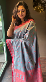 SEMI SILK SAREE 04112443