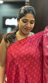 SATIN CREPE SAREE 1802265