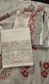 LINEN UNSTITCHED SALWAR 05022632