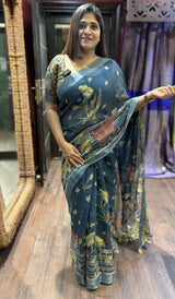 SEMI LINEN SAREE 2703265