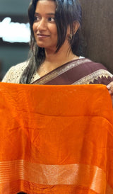 SATIN RAW SILK SAREE 05052628
