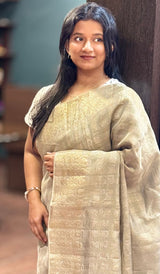 KORA CHANDERI SAREE 050526117