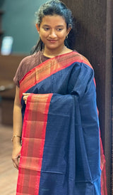 SEMI LINEN SAREE 20022638