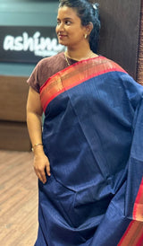 SEMI LINEN SAREE 20022638
