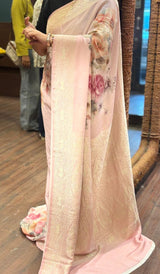 SATIN CREPE SAREE 300426110
